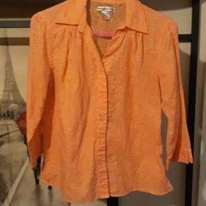 Rebecca Malone sheer button up